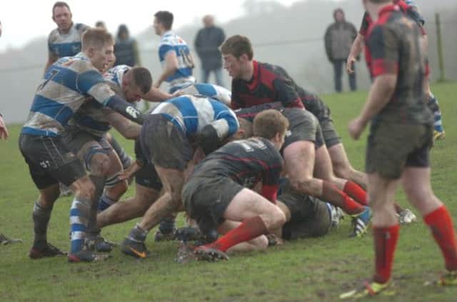 Action from Hastings & Bexhill's 15-6 win over Park House on Saturday. Picture by Simon Newstead