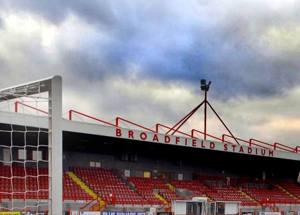 The last home game at the Broadfield was the FA Cup loss to Bristol Rovers on January 8