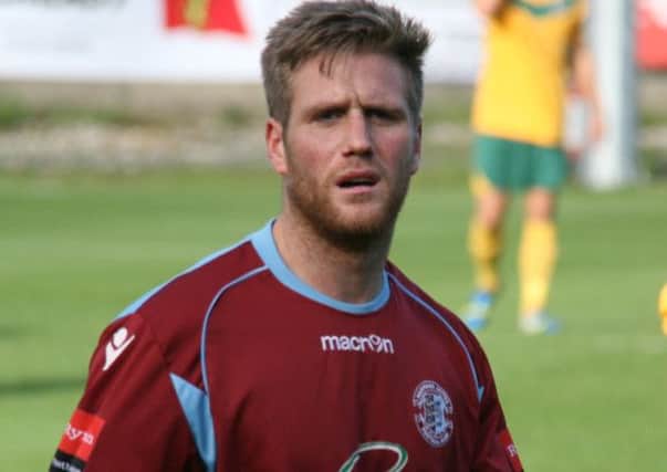 Danny Ellis scored Hastings United's second goal in the 2-1 win at home to Walton & Hersham. Picture by Terry S. Blackman
