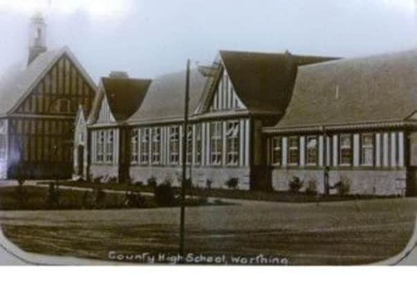 County High School, Worthing, in 1914