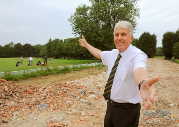 Horsham CEO John Lines at Horsham Golf & Fitness, where they hope to build the club a new home