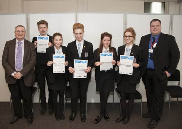 Students at The Littlehampton Academy have been praised for their efforts in beating cyber-bullies   PHOTO: Graham Franks