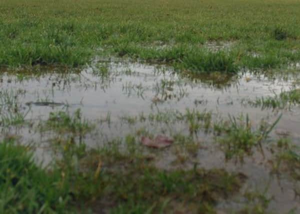 Waterlogged pitches have once again decimated today's local football programme
