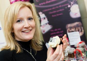 Sharon Walker at a previous Microbiz event Horsham, Cakes by Sharon Walker, Southwater (photo by Toby Phillips Photography).