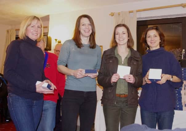 The Horsham Joggers ladies open team, who took 1sts prize at the awards