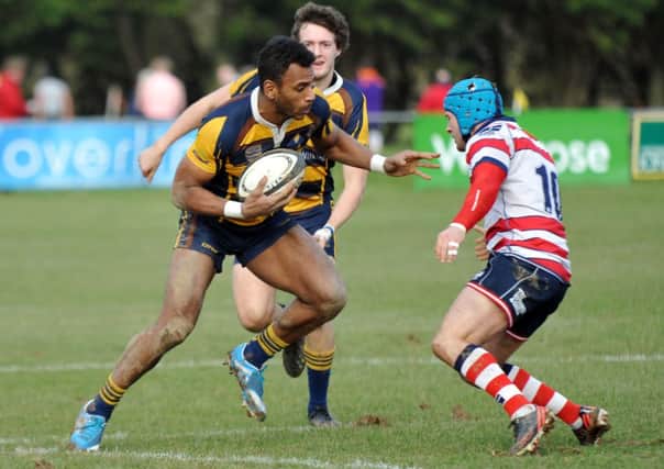 Action from Raiders' defeat to Rosslyn Park
