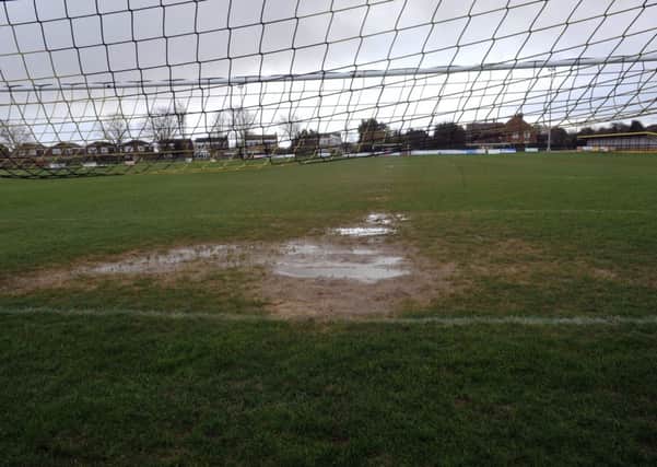 L06103H1  Littlehampton FC which has cancelled Saturday's fixture due to a waterlogged pitch
