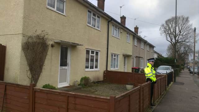 Police have cordoned off a house in Martyrs Avenue, Langley Green.
jpco-19-02-14