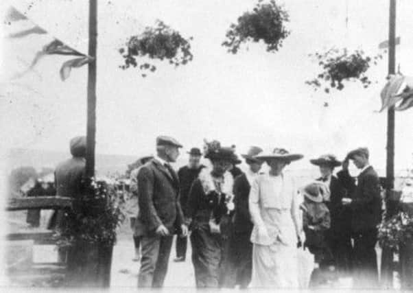The 1913 flower show in Beeding, one of the pictures from the files of Beeding and Bramber Local History Society