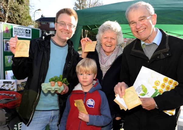 The transition group with their Seed Swap in Hassocks. Pic Steve Robards