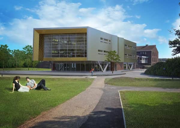 Artist's impression of a redevelopment of Northbrook College's Durrington campus