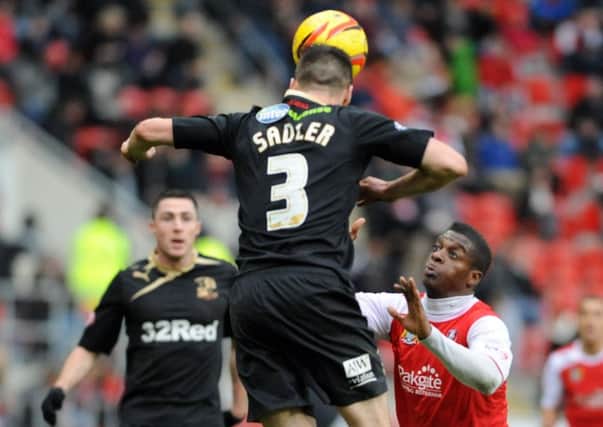 Mat Sadler had a loan spell at Crawley's next opponents Shrewsbury