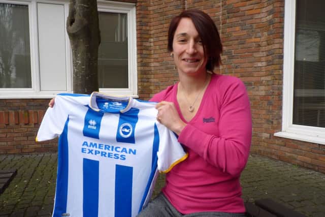 Active communities officer Tammy Waine is also a football coach, and sometimes doubles up as Artie Beat, pictured below