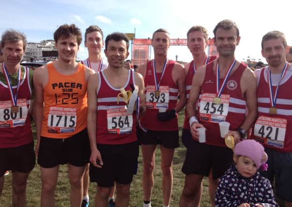Harriers who run the Eastbourne Half Marathon