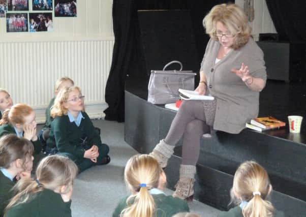 Children's author Annabel Claridge visits Farlington Prep SUS-140303-143335001