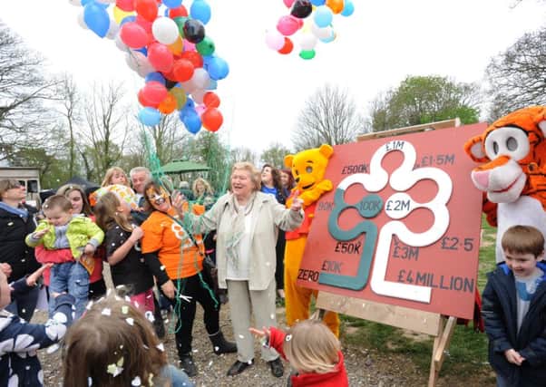 Actress Patricia Routledge launches the Aldingbourne Community Centre's £4m appeal during the family fun day.

C120502-2 Bog Apr12 Launch  Photo Louise Adams ENGSUS00120121004112104