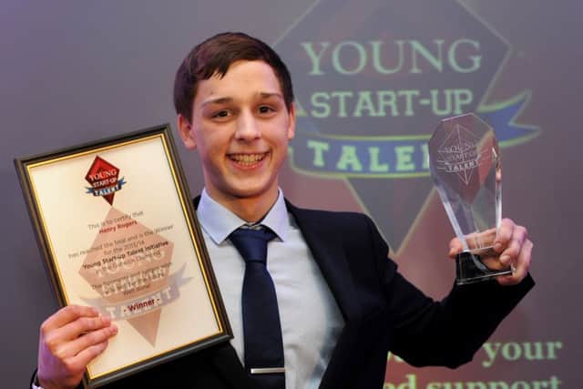 Young Start-up Talent winner Henry Rogers (pic by Jon Rigby).