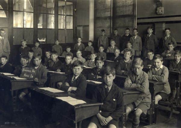 Sussex Road School, Form 1B. John Newnhams father is pictured second from right on the front row, with glasses on