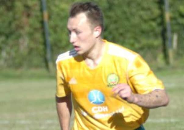 Gordon Cuddington scored Westfield's consolation in the 6-1 loss away to Eastbourne United AFC last night