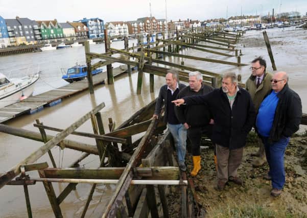 Fishermen and landowners have complained about the state of the West Works