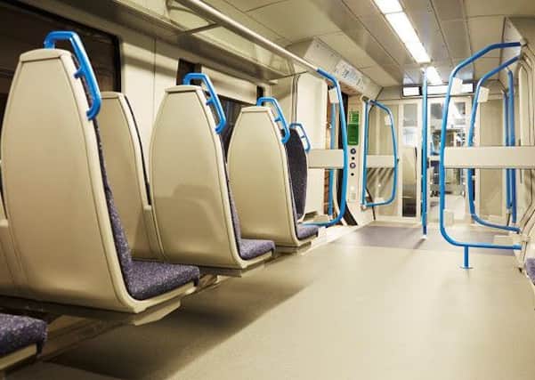 Grab rails on seats and wider aisles in the Class 700