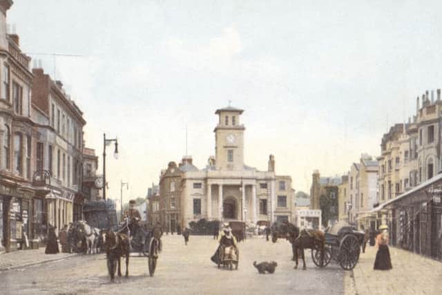 The old Town Hall and South Street
