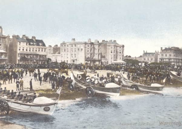 The lifeboat demonstration of August 22, 1894