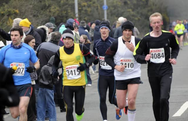 Entries for the 2014 Hastings Half Marathon are up to the 4,000 mark with a fortnight to go. Picture by Frank Copper