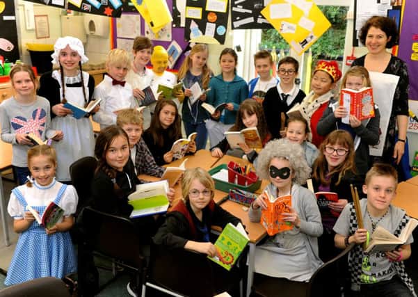 World Book Day at St Marks School, Staplefield. Pic Steve Robards SUS-140903-194631001