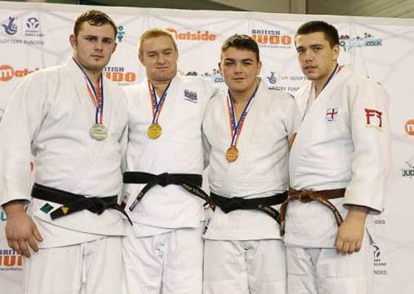 Peter Vincent (second from left) pictured at the English Open