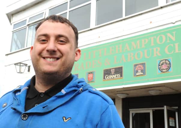 Liam Vine is holding a charity event at the Littlehampton Labour Club in memory of his father