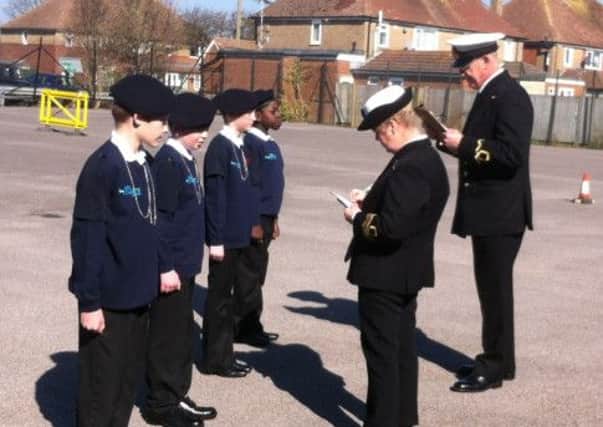Rye Sea cadets Inspection SUS-141203-093124001