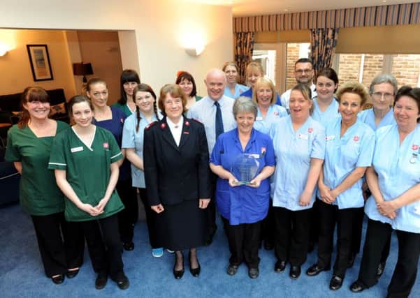 Villa Adastra have won 'Care Home of the Year' award in the Salvation Army annual awards. Pic Steve Robards SUS-141103-143910001