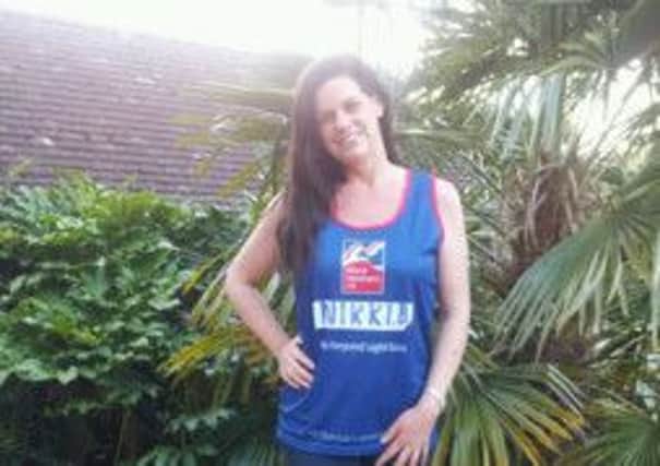 Nikki Bailey, 44 and from Burgess Hill, is walking the Blind Veteran annual 100k London-to-Brighton challenge in June