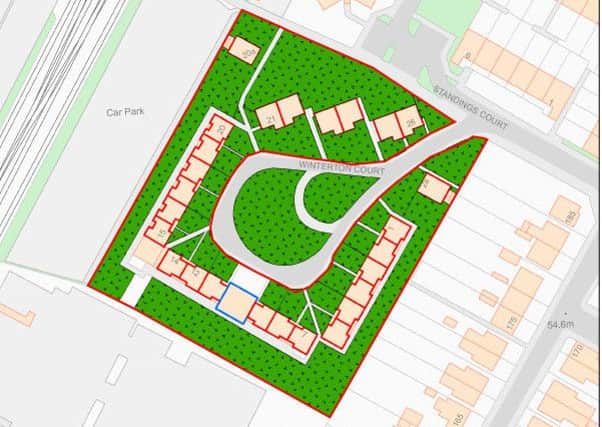 Plans for Winterton Court, Horsham
