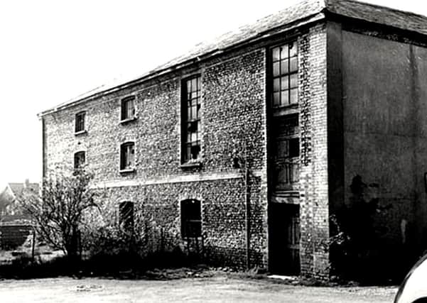 Warehouse on the corner of Arun Street and River Road, c1970, just prior to demolition