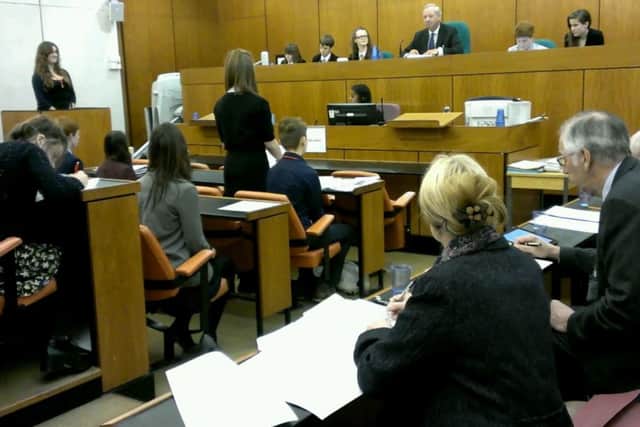 Sir Robert Woodard Academy V Warden Park School in the Mock Trial Competition 2013/14