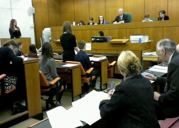 Sir Robert Woodard Academy V Warden Park School in the Mock Trial Competition 2013/14