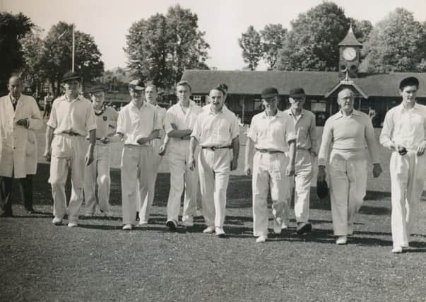 Lancing Manor Cricket Club team in the 1950s