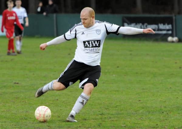 Tom Lyons is Loxwood's top scorer but fellow strikers Dean Wright, Mark Cave and Tim Martin have all weighed in with crucial goals