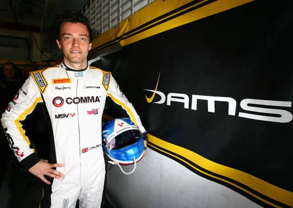 Jolyon Palmer is racing for DAMS this season after switching in November