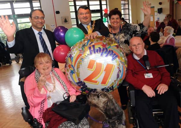 W12531H14 The Rowans day centre celebrated its 21st birthday last Wednesday
