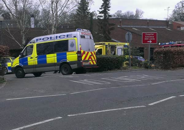Incident at Hurst Road, Horsham (OM).