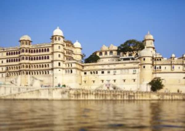 Udaipur city palace on the lake Pichola