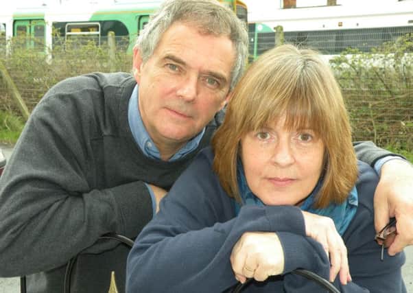 Keith and Amanda Lannon have complained about the level of noise at Littlehampton Railway Station    L13TCH14