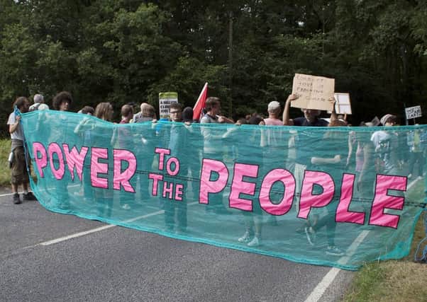 Fracking protest at Balcombe Sunday, August 18 ENGSUS00120130820075034
