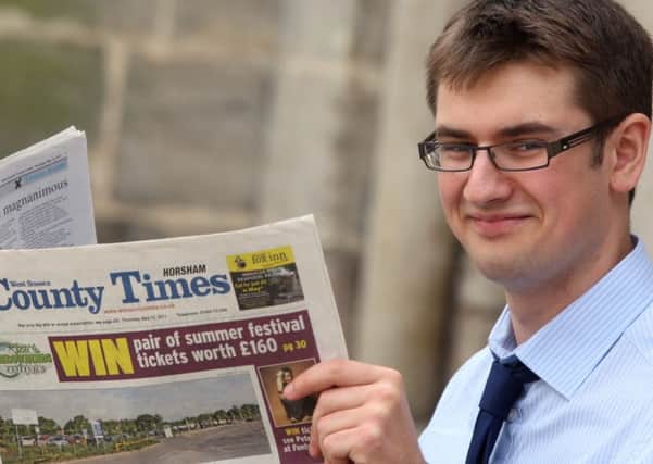 Josh Murphy, pictured in 2011 after becoming the youngest  councillor at HDC.