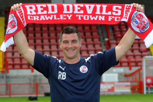 Richie Barker the  Crawley Town Manager (Pic by Jon Rigby) ENGSUS00220120813152827