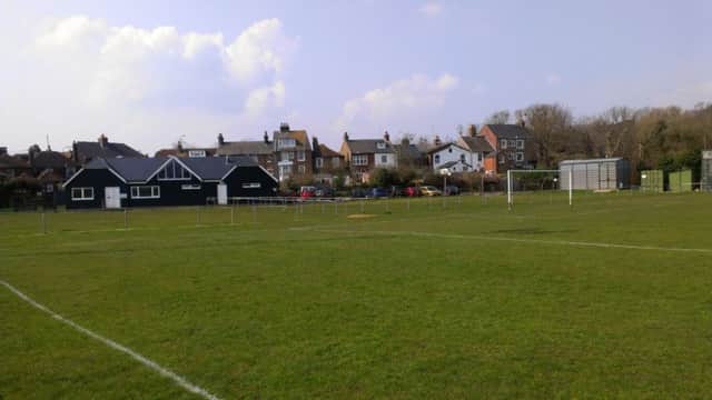 There will be no more adult football at The Salts, home of Rye United, this season, although the football club hopes to field a team at a lower level next term. Picture by Simon Newstead