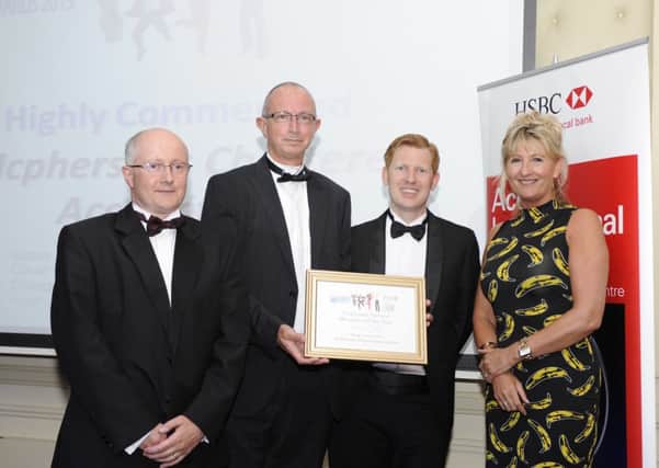 McPhersons Chartered Accountants at the 1066 Business Awards in 2013 SUS-140331-085017001